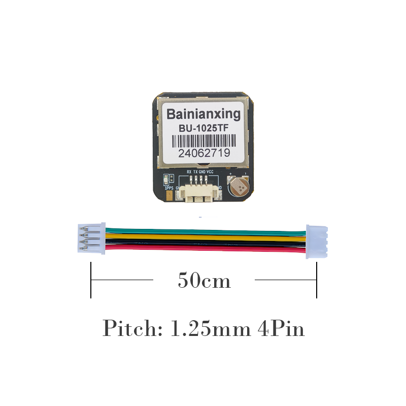 Bainianxing Fishing Bait Boats GPS Module U-blox M10 GNSS Antenna BU-1025TF for Marine Navigation