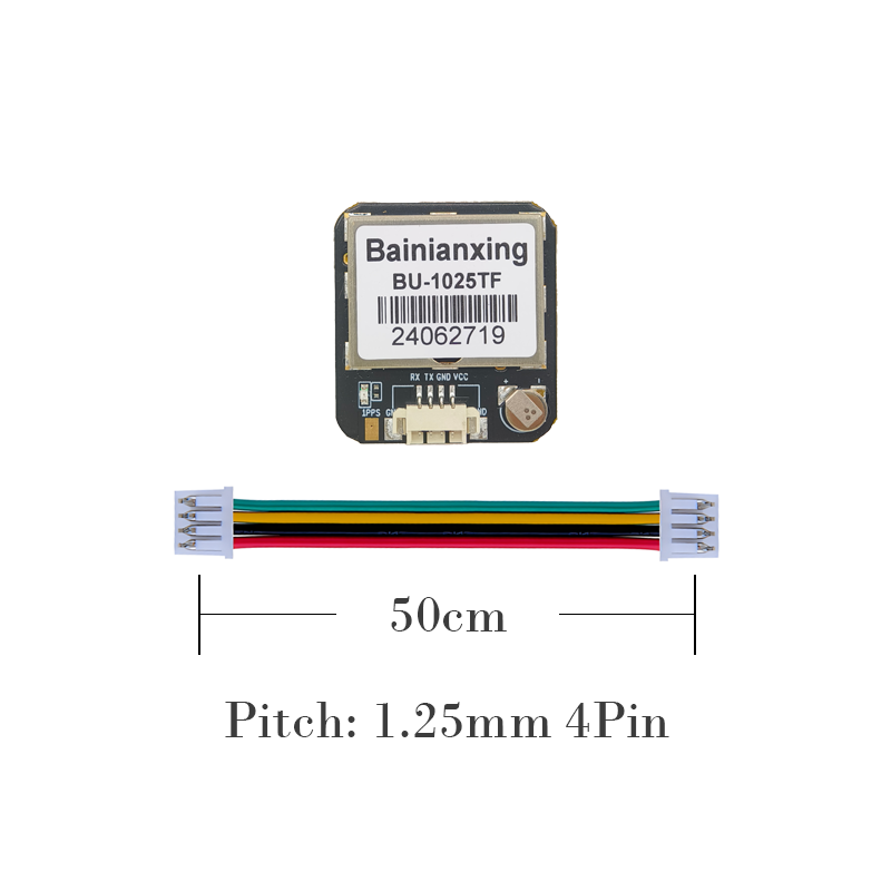 Bainianxing Fishing Bait Boats GPS Module U-blox M10 GNSS Antenna BU-1025TF for Marine Navigation