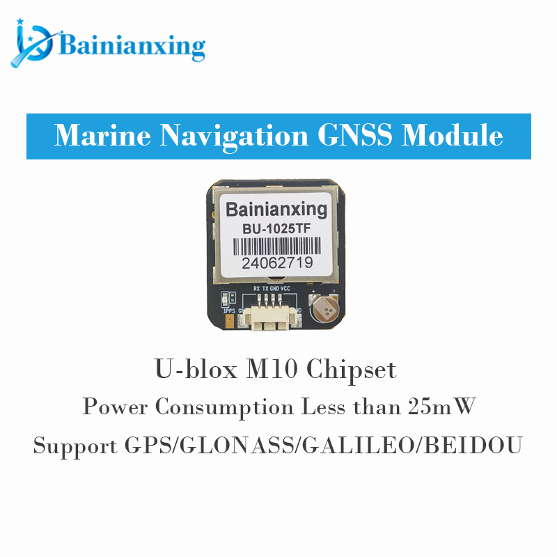 Bainianxing U-blox M10 GNSS Antenna BU-1025TF for Marine Navigation