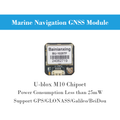 Marine Navigation GNSS Module BU-1025TF with U-blox M10 Chipset on a white background